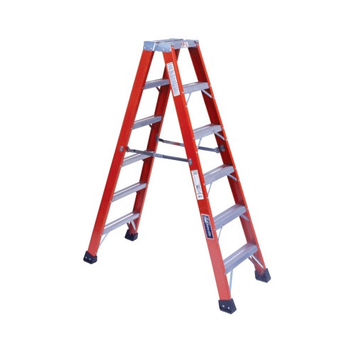 Louisville Ladder FM1400HD Series Brute 375 Twin Front Fiberglass ...