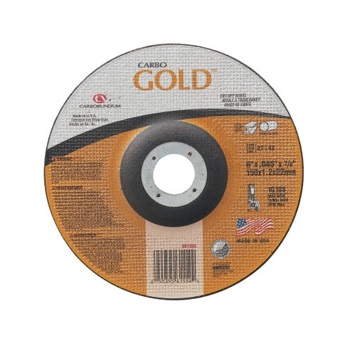 Carborundum Carbo GoldCut Reinforced Aluminum Oxide Abrasives