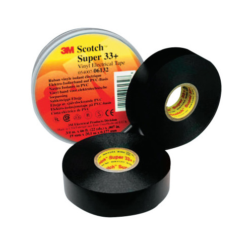 3M Electrical Scotch Super Vinyl Electrical Tapes 33 - 061335 - 500 ...