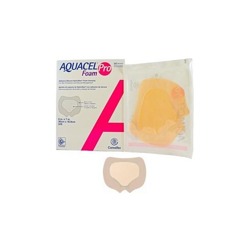 Convatec Aquacel Foam Pro Adhesive Dressing, Sacral, 8" x 63/4
