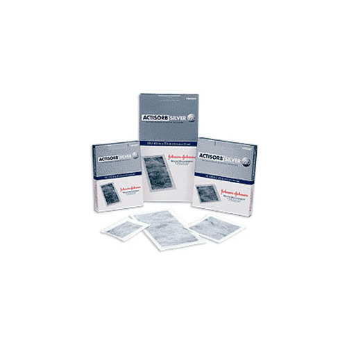 Kci-usa ACTISORB Silver Antimicrobial Dressing 4-1/8" x 4-1/8" - 53105220 -  Shoplet.com