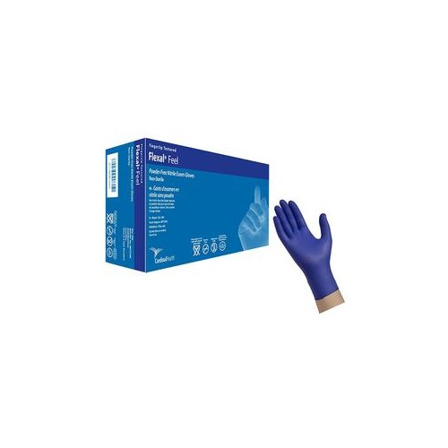 Cardinal Health Flexal Feel Nitrile Exam Gloves, Powder-Free, X-Large ...