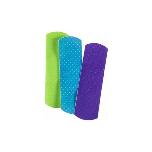 Cardinal Health Sterile Adhesive Plastic Bandage, Neon Design, 3/4" x 3