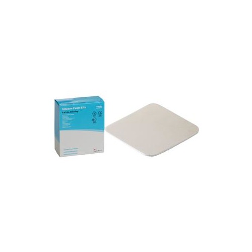 Cardinal Health Silicone Foam Lite Dressing, 4" x 4" 55FM44LTE
