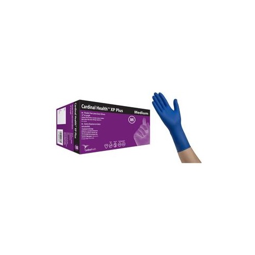 Cardinal Health XP Plus NonSterile Latex Exam Gloves, Medium