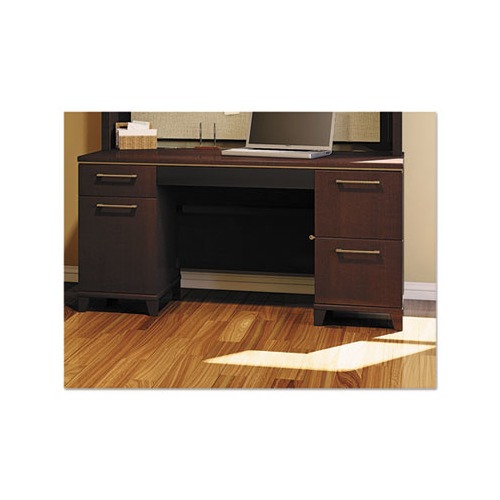 bush double pedestal desk