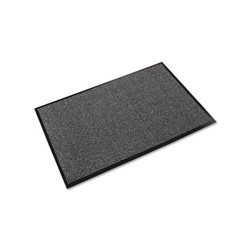 Crown Gray Rectangular Indoor Utility Mat in the Mats department