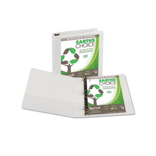 Earth's Choice Plant-Based Economy Round Ring View Binders, 3