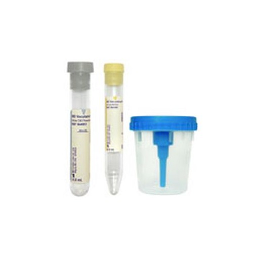 Becton Dickinson BD Vacutainer Urine Collection Kit with Screw-Cap Cup ...