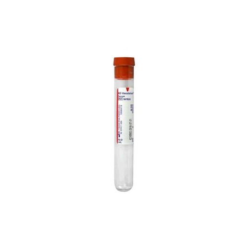 Becton Dickinson Vacutainer Serum Tube,16 X 100 X 10.0Ml, Plastic