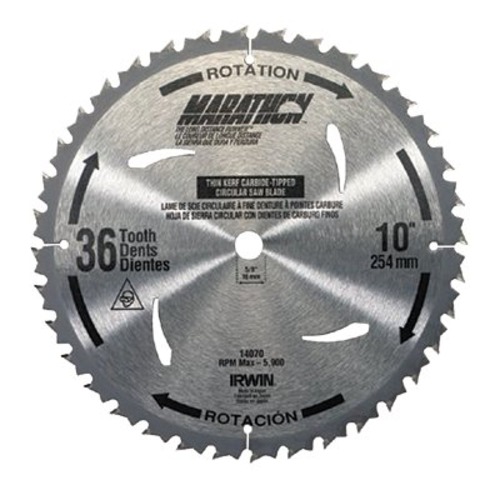 Irwin marathon Miter and Table Saw Blades - 14080 - SEPTLS58514080 ...