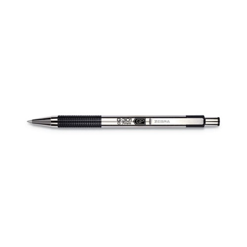 Zebra Refill for Zebra JK G-301 Gel Rollerball Pens, Medium Conical Tip, Black  Ink, 2/Pack