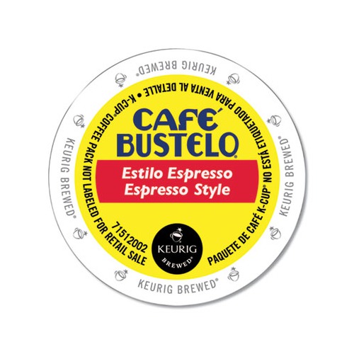 bustelo con leche k cups