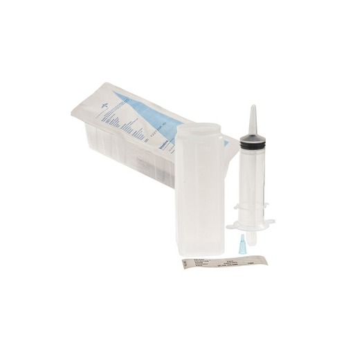 Medline Enteral Feeding Tray with 60 mL Blister Piston Syringe 607061