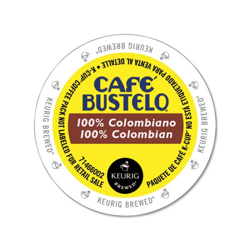 Cafe Bustelo 100 Percent Colombian K Cups GMT6107 Shoplet