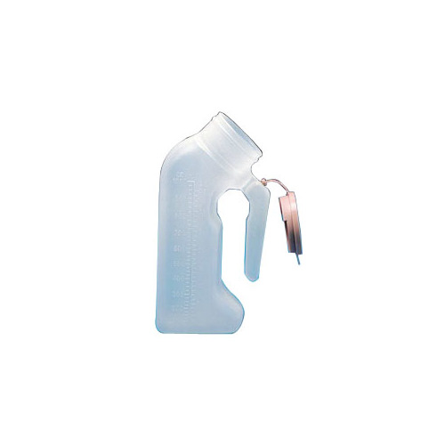 Medline Male Urinal with Lid 1,000 mL 60DYND80235