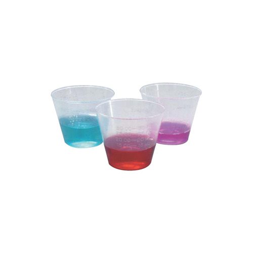 Medline NonSterile Graduated Plastic Medicine Cups, 2 oz