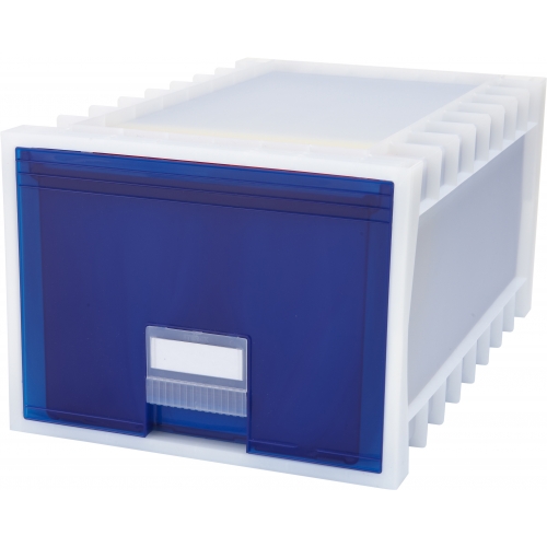 Storex Archive Storage Box, Letter/Legal, 24-Inch Depth, White
