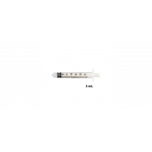 Luer Lock Syringe 3mL Monoject SoftPack Cardinal 1180300777- 1 Each