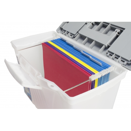 Iris Portable Letter-Size File Box