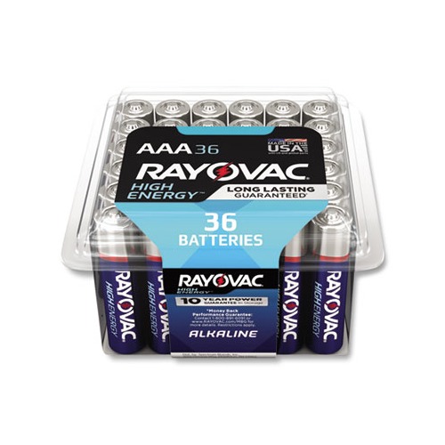 Ray-o-vac Alkaline AAA Batteries - RAY82436PPK - Shoplet.com