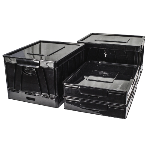 Storex Collapsible Storage Crate - External Dimensions: 14.3