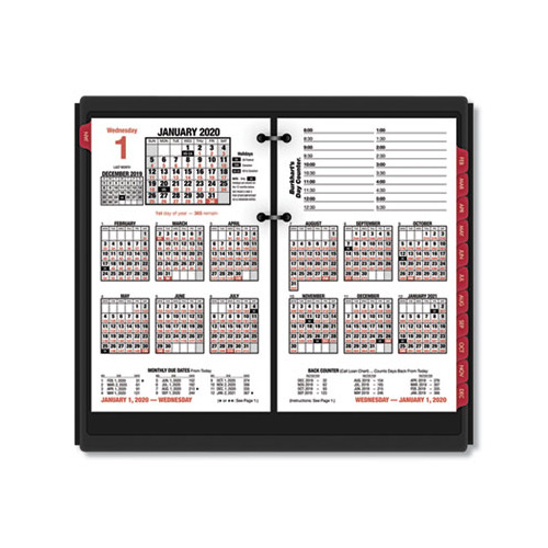 AtaGlance Burkhart's Day Counter Desk Calendar Refill AAGE71250