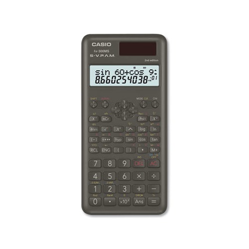 FX-300MSPLUS2 Scientific Calculator, 12-Digit LCD