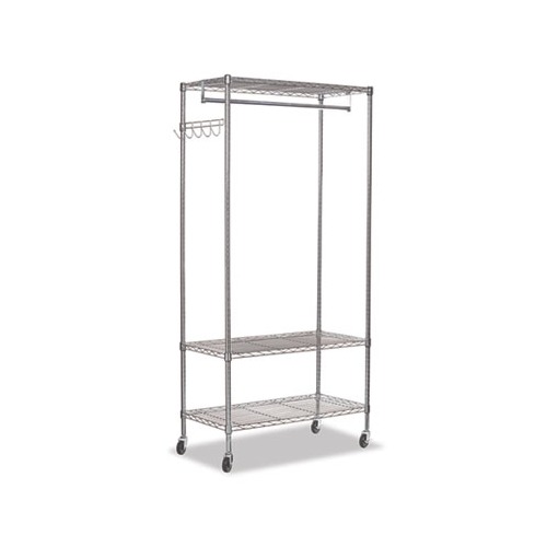 Alera Wire Shelving Garment Rack - Alegr363618sr - Shoplet.com