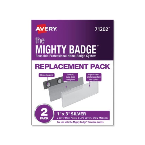 Avery The Mighty Badge Name Badge Holders AVE71202