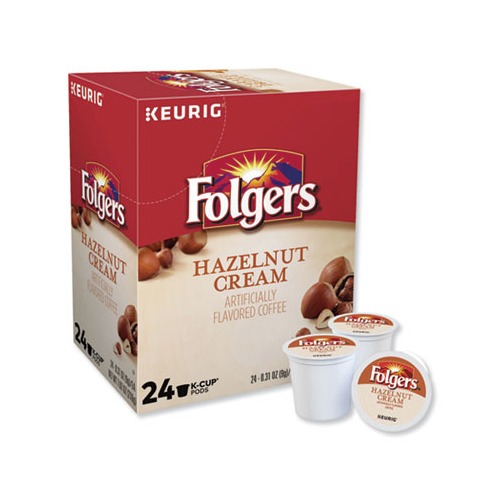 Folgers hazelnut shop cream k cups