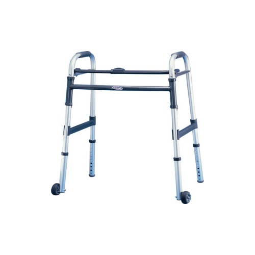 Invacare DualRelease Junior Paddle Walker with 5 Inch Fixed Wheel