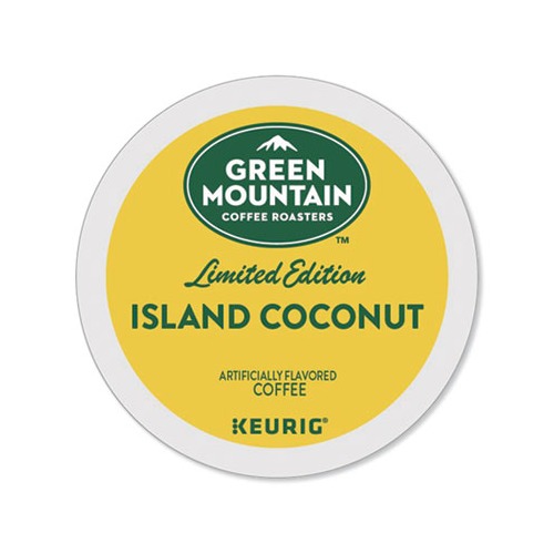 Green Mountain Coffee Island Coconut Coffee KCup Pods GMT6720