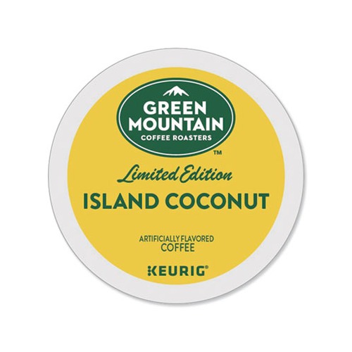 Green Mountain Coffee Island Coconut Coffee KCup Pods GMT6720CT