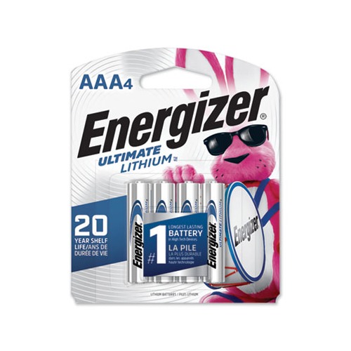Energizer Ultimate Lithium AAA Batteries EVEL92SBP4
