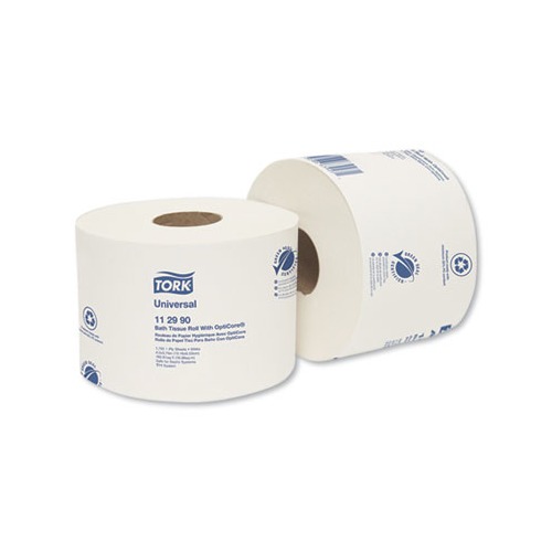 Tork Universal Bath Tissue Roll with OptiCore - TRK112990 - Shoplet.com