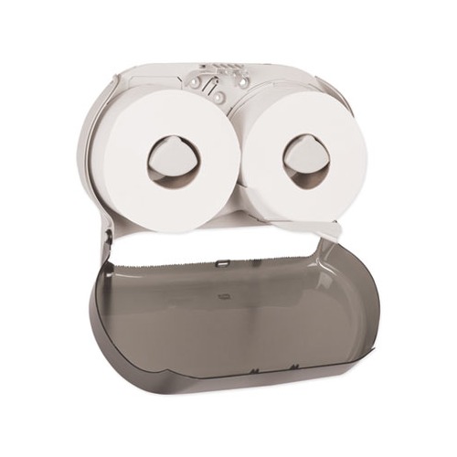 Tork Twin Jumbo Roll Bath Tissue Dispenser - TRK56TR - Shoplet.com