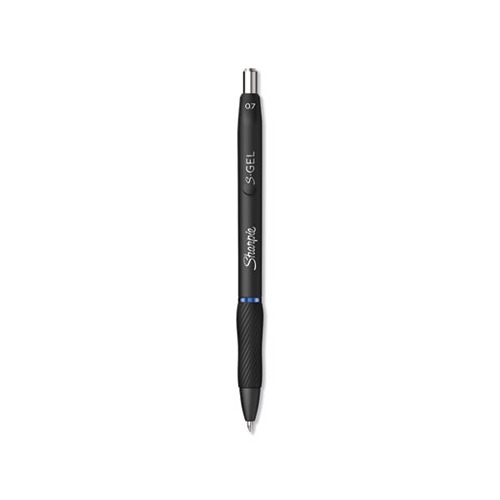Sharpie S-Gel S-Gel Retractable Gel Pen, Medium 0.7 mm, Blue Ink