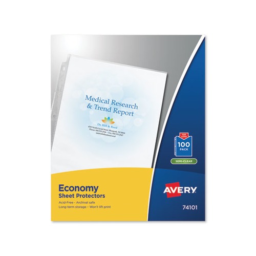 Avery TopLoad Sheet Protector AVE74101
