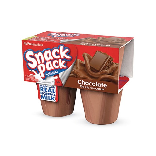 Pudding Cups, Chocolate, 3.5 oz Cup, 48/Carton Pudding Cups, Chocolate, 3.5 oz Cup, 48/Carton