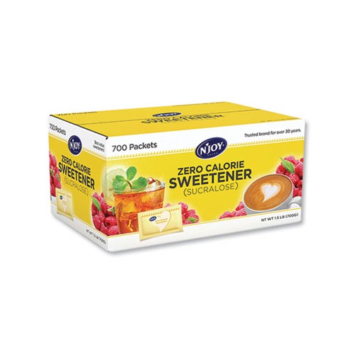 N'joy Yellow Sucralose Zero Calorie Sweetener Packets NJO1016715