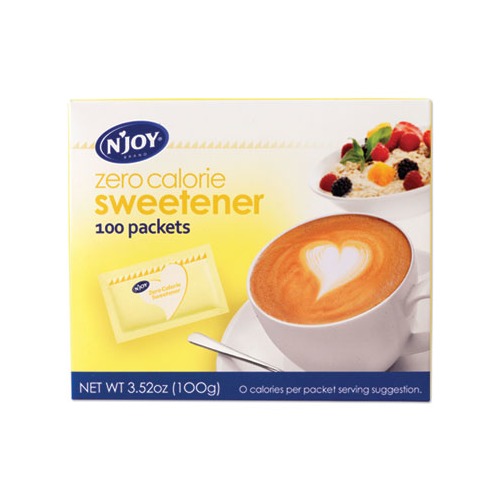 N'joy Yellow Sucralose Zero Calorie Sweetener Packets NJO41664