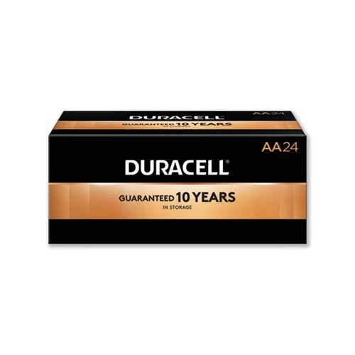 Duracell Coppertop Alkaline Batteries, AA, 24 batteries