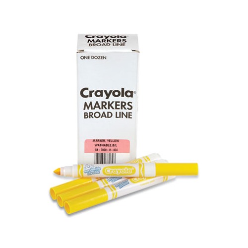 Crayola Broad Line Washable Markers - CYO587800034 