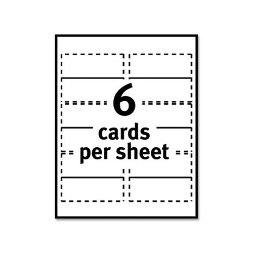 Avery Small Textured Tent Cards - AVE5011 - Shoplet.com