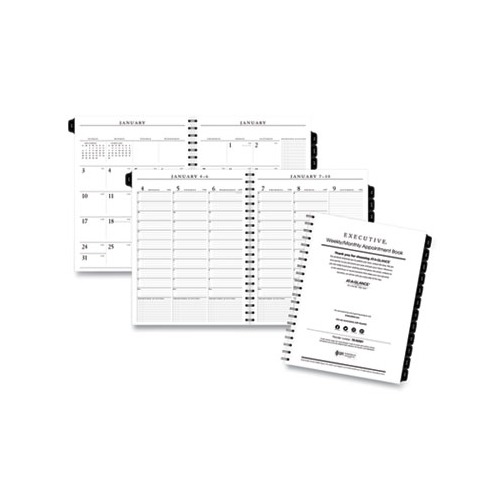 At a Glance Executive Weekly Monthly Planner Refill With 15 Minute 