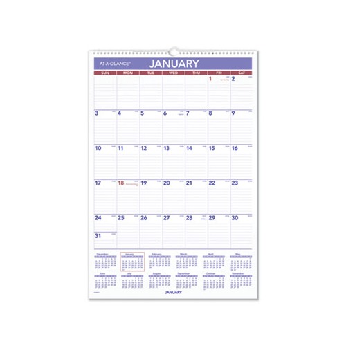 AtaGlance Erasable Wall Calendar AAGPMLM0328