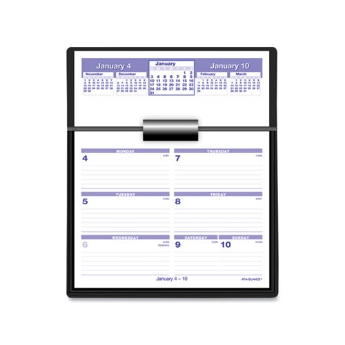 AtaGlance FlipAWeek Desk Calendar and Base AAGSW700X00
