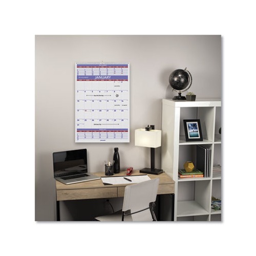 AT-A-GLANCE 3-Month Wall Calendar AAGPM628