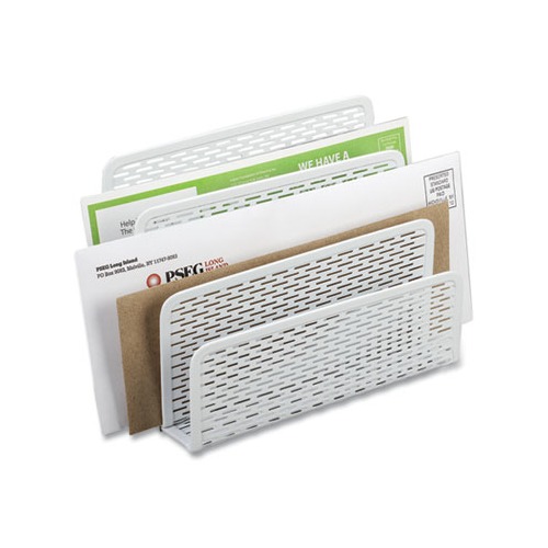 Urban Collection Punched Metal Letter Sorter, 3 Sections, DL to A6 Size Files, 6.5